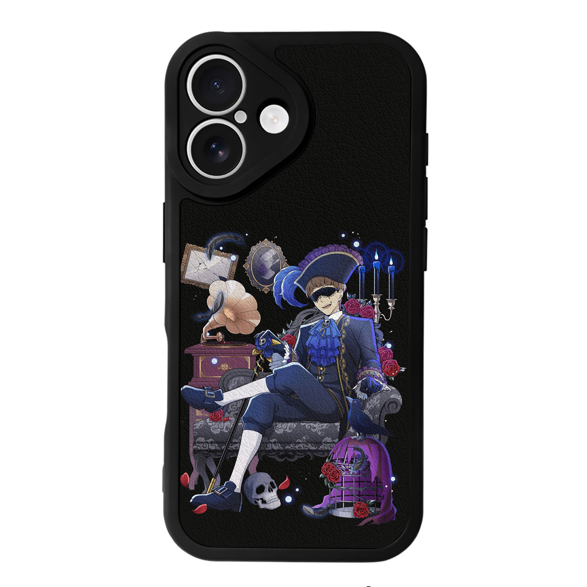 （画像用） 文豪ストレイドッグス Bungo Stray Dogs 【iPhone 16シリーズ対応】シリコンスマホケース（レザー調） 材質：シリコン